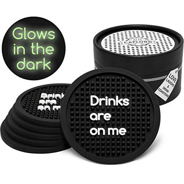 Coasters For Drinks Dishwasher Safe, Outdoor Drink Coasters