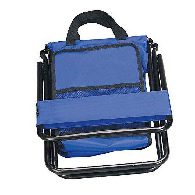 Preferred Nation Chaise Pliante avec Glacière, Grande, Taille Unique (7369.Blue)