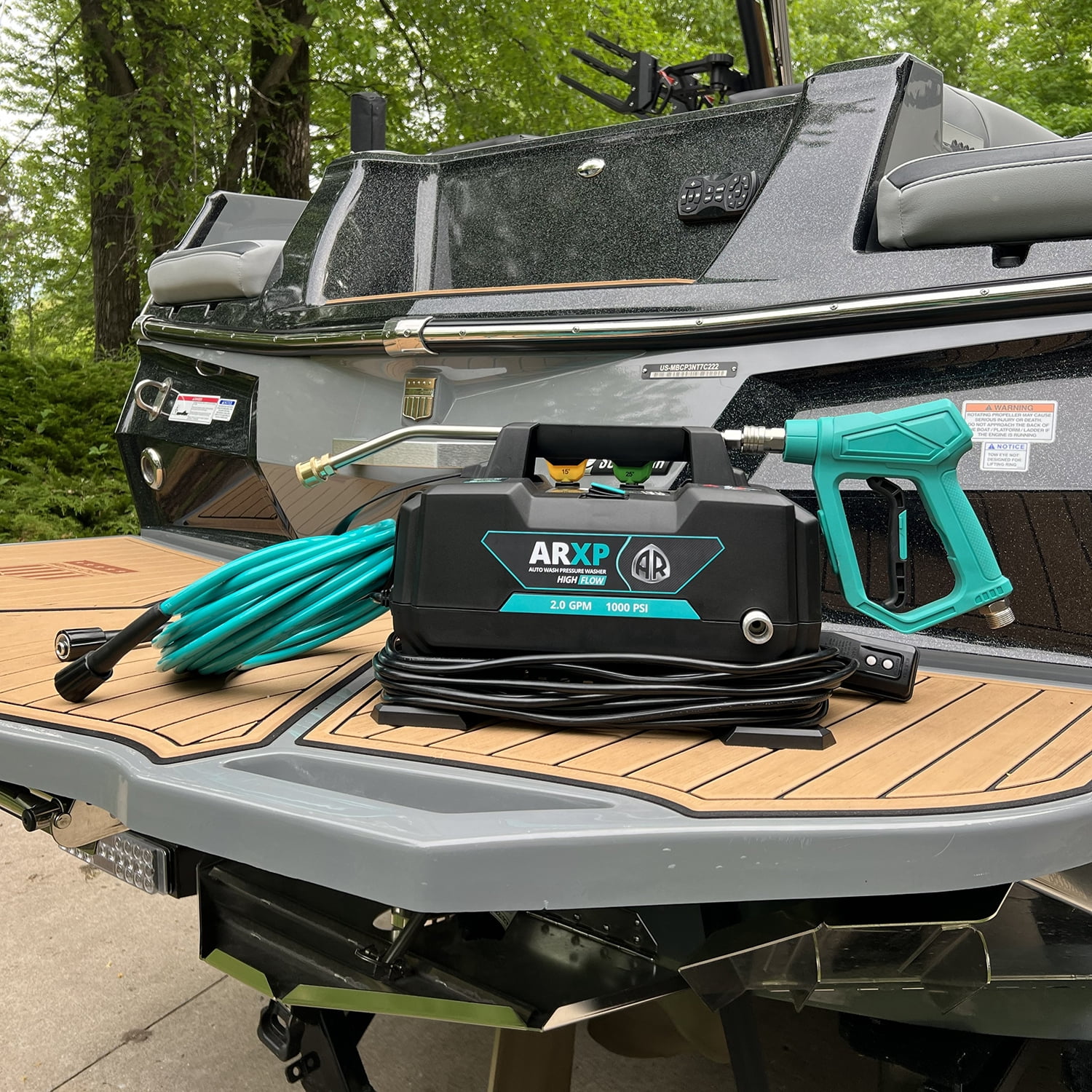 ARXP-AW Electric Vehicle Detailing Pressure Washer-1000 PSI, 2.0 GPM, 14 Amps