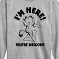 thumbnail image 3 of Garfield - I'm Here Youre Welcome - Toddler & Youth Long Sleeve Graphic T-Shirt, 3 of 5