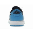 thumbnail image 4 of Jordan Men's 1 Retro Low OG Black Dark Powder Blue Shoes, from StockX, 4 of 5
