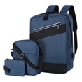 thumbnail image 2 of Mochila de viaje para portátil, mochila grande para hombre y mujer, mochila de negocios con bandolera y monedero, mochila universitaria de tres piezas., 2 of 7