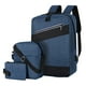 thumbnail image 2 of Mochila de viaje para portátil, mochila grande para hombre y mujer, mochila de negocios con bandolera y monedero, mochila universitaria de tres piezas., 2 of 7