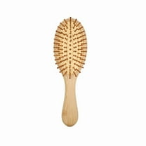 Hair Brush for Hair Growth, Detangling Wooden Paddle Hairbrush with Natural Bamboo Bristles for Scalp Massage, All Hair Types, for Women, Men, and Kids