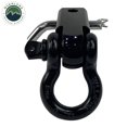 thumbnail image 2 of Overland Vehicle Systems D-Ring Mount 19109901 Receiver Hitch Inset; 4.75 Ton; 3/4 Inch Pin; Black; With D-Ring; Single, 2 of 2