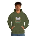 thumbnail image 5 of Never Give Up Your Day Dream Buterfly Motivational Pullover Hoodie, 5 of 9
