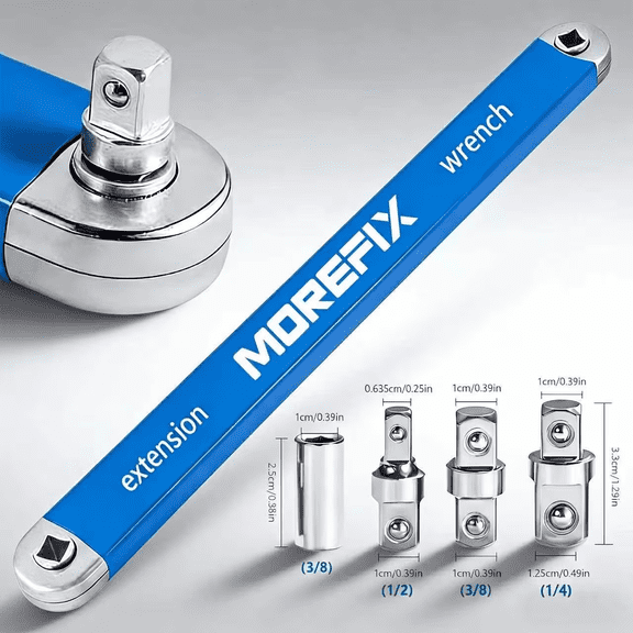 5pcs-blue offset extension wrench