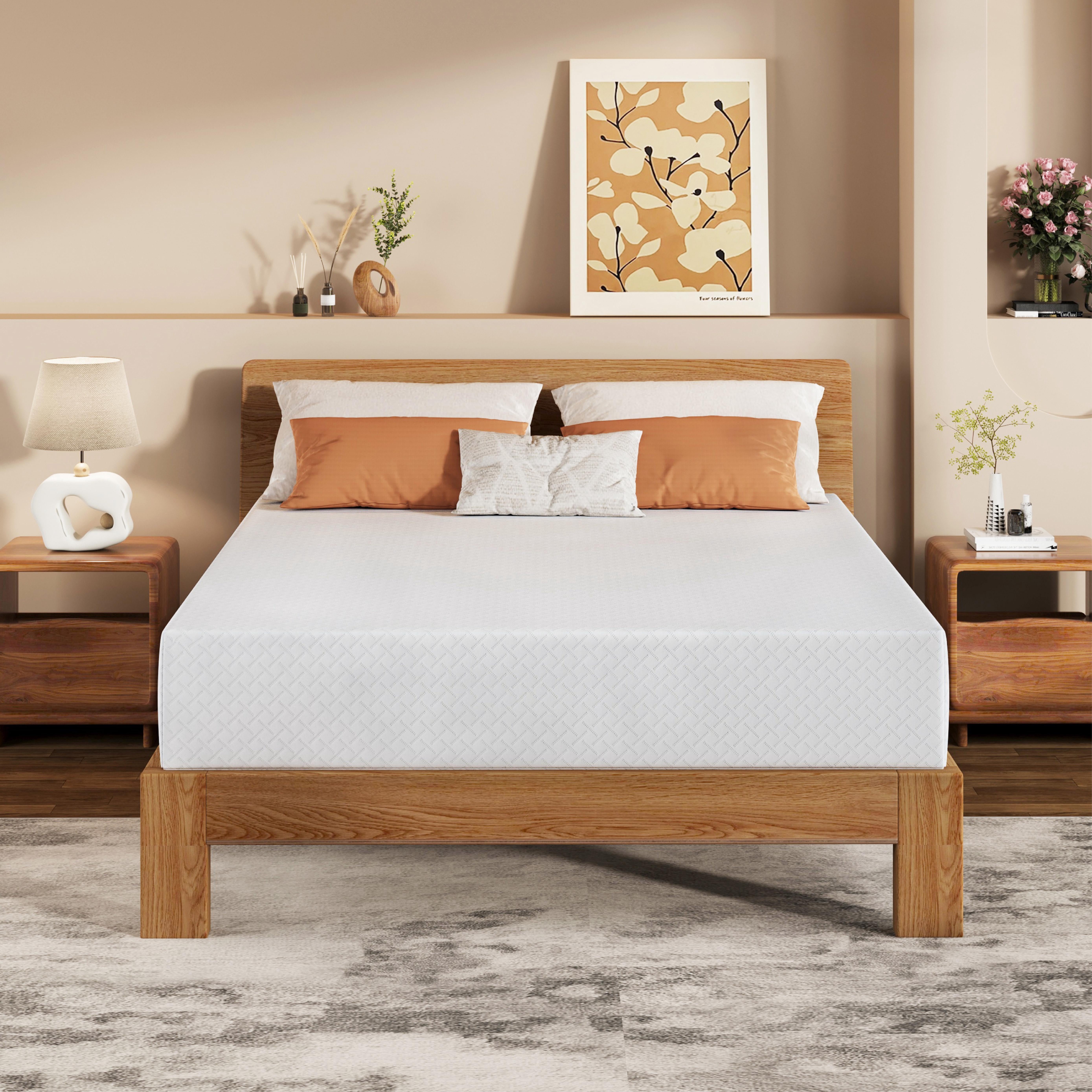 EGOHOME TrueZen King Mattress, 12" Memory Foam Mattresses in a Box, Medium
