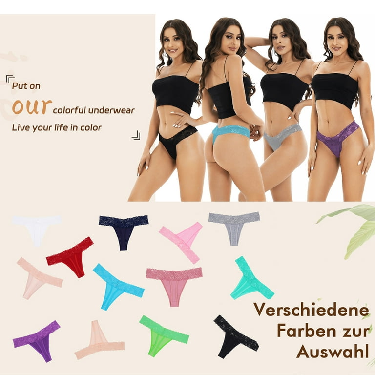 Sunm Boutique Lace Underwear for Women Lace Panties for Women Thongs  Underwear Pack,20 Pack