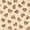 Beige Watercolor Bear Pattern, variant on FORMRS Pencil Case with 3 Compartments School Large Capacity Zipper Pen Pouch Stationery Organizer, Watercolor Orange Pattern