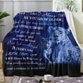 thumbnail image 2 of LHSHID Granddaughter Gifts Blanket To My Granddaughter Funny Birthday Gift For Granddaughters Granddaughter gifts from Grandma or Grandpa Great Granddaughter Gift Ideas Throw Blankets, 2 of 8