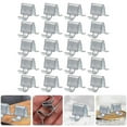 thumbnail image 3 of 20pcs Cabinet Shelf Clips, Heavy Duty Shelf Support Clamps for File Cabinet Shelving Brackets, 3 of 3