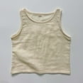 thumbnail image 2 of RMGVDSD Toddler Boys Summer Sleeveless Linen Tank Top Kids Lightweight Breathable Casual Basic Tee Shirt Tank Tops Versatile Tees Shirt for 2-3 Years, 2 of 4