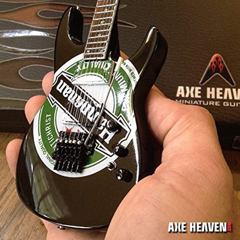 Axe Heaven - Slayer -Jeff Hanneman - Green Heineken Logo Mini