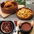 thumbnail image 4 of Air Fryer Basket Silicone, Silicone Pot Baking Removable Non-Stick Kitchen Grill Pan Basket, Non-Stick Chip, Dishwasher Safe, 4 of 5