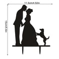 thumbnail image 3 of Yuarrent 5 uds adornos decorativos creativos acrílicos para decoración de tartas de boda Artesanía, 3 of 5