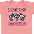 thumbnail image 4 of Inktastic Daddy's Pit Crew Design with Checkered Flags Girls Baby Bodysuit, 4 of 5