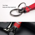 thumbnail image 4 of Leather Keychain for Women Men Car Key Ring Strap Holder Simple Stylish, 4 of 6