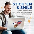thumbnail image 5 of (2 Pack) North Carolina Flag Stickers - NC State Outline Decals - American State Heritage Decal - 5" On Longest Side - Sticks to Smooth Flat Surfaces - Made in USA - BMCS22587, 5 of 7