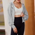thumbnail image 5 of Vedolay Womens Plus Activewear Fashion Pullover Tops Sweaters Casual Comfy Fall Fashion Outfits Clothes 2023 Jackets for Women Grey,M, 5 of 5