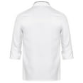 thumbnail image 4 of Alvivi Men Women Short Sleeve Chef Coat Double-Breasted Jacket Kitchen Restaurant Workwear White Long Sleeve XL, 4 of 7