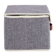 thumbnail image 1 of Clothing Storage Box, Clothes Organizer Box, Sturdy Linen Breathable Durable Fabric For Home, 1 of 8