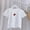 White, variant on Girls Strawberry T-Shirt Cute Fruit Print Ruffled Elastic Smocked Sleeve Crewneck Summer Sweet Tee Top Kids