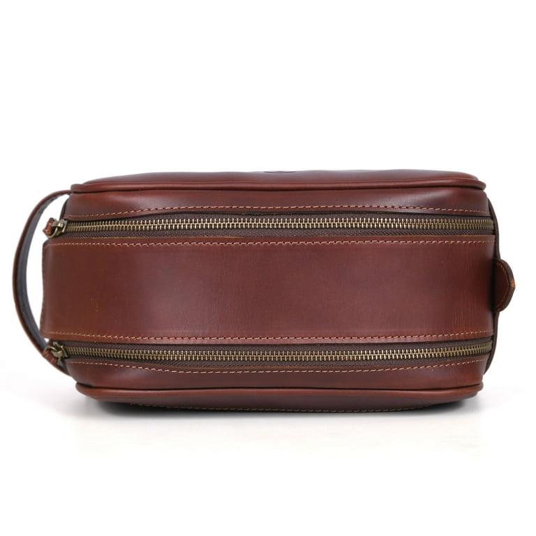 Aaron leather 2025 messenger bag