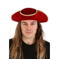 thumbnail image 4 of Chapeau Rouge Pirate Rhum Adulte, 4 of 5