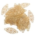 thumbnail image 2 of 50x  Filigree Wraps Connector Embellishments Jewelry Findings, 2 of 8