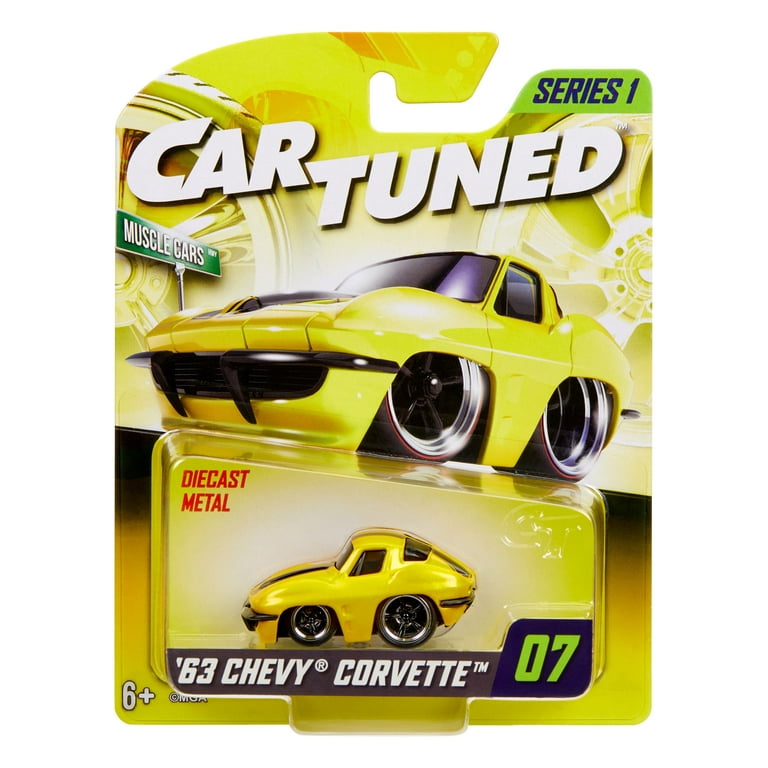 CarTuned Series 1 - 1963 Chevy Corvette (Muscle Car), Diecast