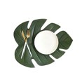 thumbnail image 4 of Mantel Individual para comedor y cocina, Planta de simulación navideña, hojas artificiales, tapete decorativo para mesa, decoración de mesa, 4 of 8