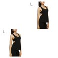 thumbnail image 2 of Jumpingount Caliente Sexy sin mangas espalda descubierta Fitness Tops mujeres deporte entrenamiento camisas chaleco secado rápido suelta camiseta, 2 of 6