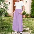 thumbnail image 1 of LOVZFMLL Robe d'Été Décontractée Sans Manches pour Filles de 2 à 12 Ans, Ourlet à Boutons, Fluide, avec Poches, Col Rond, 1 of 8