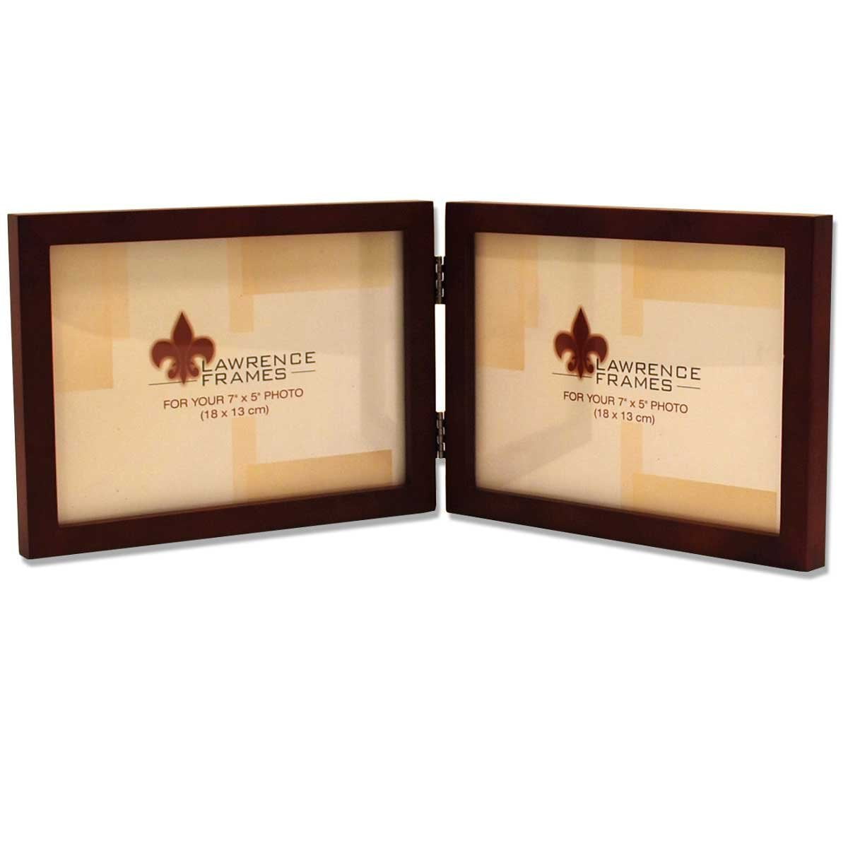 Gallery Collection Lawrence Frames Walnut Wood Picture Frame 5 by 7-Inch 