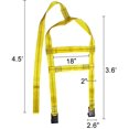 thumbnail image 3 of Correa de remolque de servicio pesado, cesta de trinquete ajustable para automóvil Correas de amarre Correa Cuerda de remolque con soporte de ganchos, 3 of 4