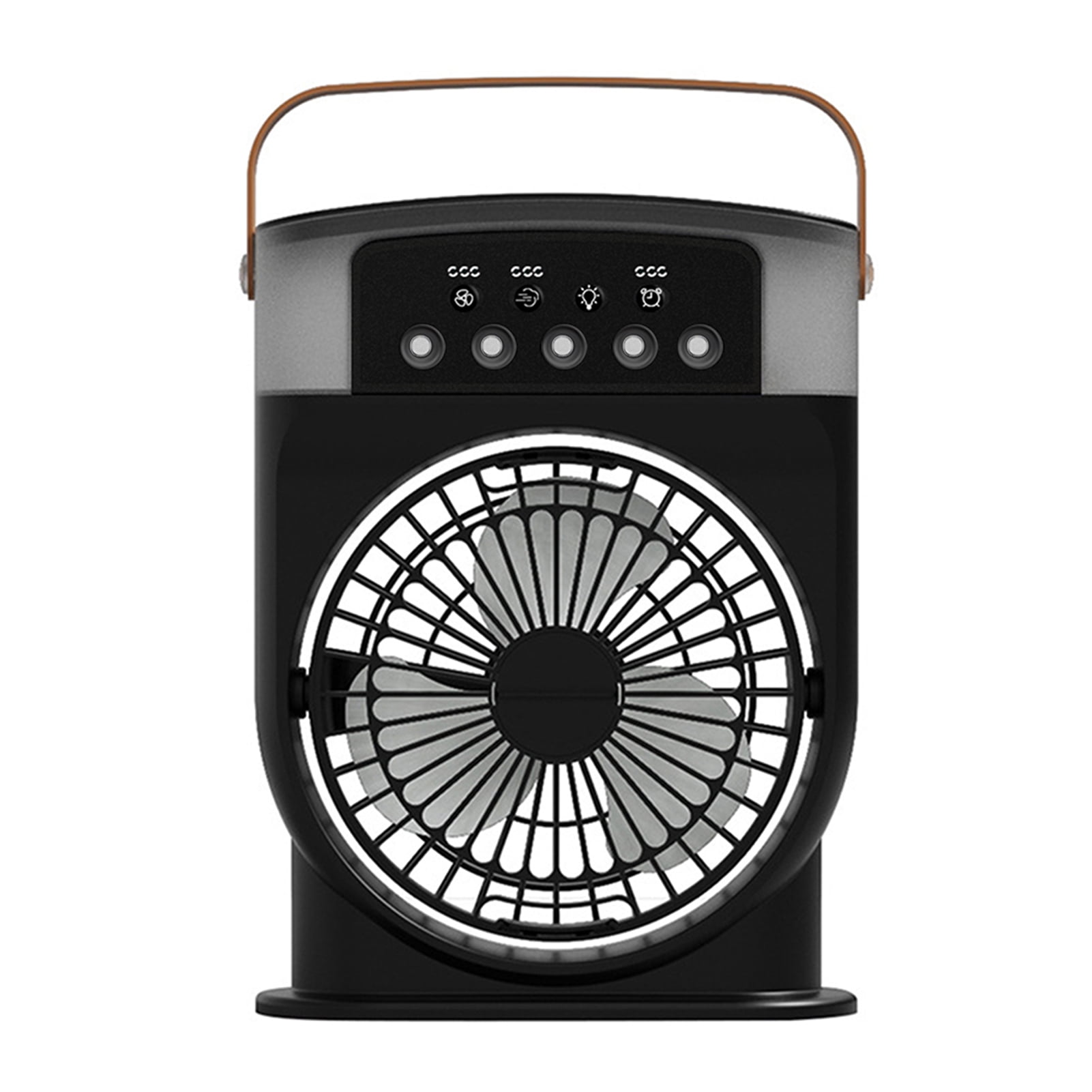 WaterCooled AirConditioning Fan with Five Holes Spray Home Desktop