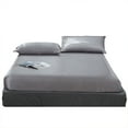 thumbnail image 2 of Yesfashion Satin Sheet, Ultra Silky Soft Cool Satin Bed Sheets with Deep Pocket, 2 of 7