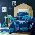 thumbnail image 2 of Animal Patch Jiggle Giggle Quilt Cover Set Kids Bedding, 2 of 2