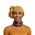 thumbnail image 1 of Sombreros de mujer de moda con capas de aire y paneles laterales con flores, sombrero indio para mujer, 1 of 4