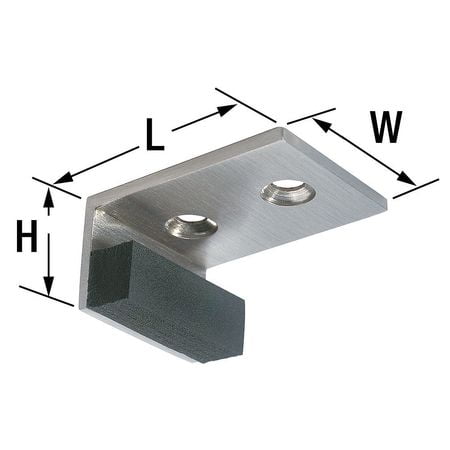 Rockwood 488 15 Header Door Stop Brass 1 H X 1 1 2 W