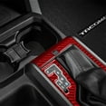 thumbnail image 4 of Real Bright Soft Car Interior Carbon Fiber Sticker DecorationRed Carbon Fiber Interior Automatic Gear Shift Cover For Toyota TacomaAuto Car Protection Interior Accessories, 4 of 8