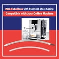 thumbnail image 2 of Manguera de tubo de leche con carcasa de acero inoxidable para cafetera Jura, 2 of 7