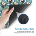 thumbnail image 3 of Bingfone PUG HEAD And Flower Large Gaming Mouse Pad,Extended Desk Mousepad with Stitched Edges,Non-Slip Base,Water Resist Keyboard Pad for Gamer, Office & Home, 29.5 x 16 in, 3 of 6