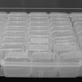 thumbnail image 3 of FOMIYES Caja De Almacenamiento Transparente Con Tapa Abatible Para Organización De Y Manualidades, 3 of 8