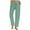 #415-Mint Green, variant on Roncen Women's Solid Color Jogger Pants - Sporty Casual Elastic Waist Trousers with Drawstring & Wave Crease Pockets