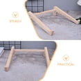 thumbnail image 3 of SOPOTUTU Support d'Ordinateur Portable en Bois pour la Rentrée Scolaire, Usage Domestique, Matériau en Bois Réutilisable Naturel Kaki, Réduit la Fatigue du Cou, 7.8 Pouces, 3 of 8