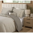 thumbnail image 2 of Swift Home Reversible Ultra Soft Solid Duvet Cover Set with Decorative Button Closure, Queen, Khaki, 2 of 6