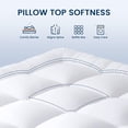 thumbnail image 3 of Mattress Topper King Size, Thick Breathable Pillow Top Mattress Pad for Back Pain Relief, Deep Pocket Topper Fits 8"-20" (78×80 Inch), 3 of 9