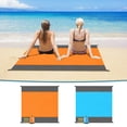 thumbnail image 1 of Manta de Playa Extragrande Antiarena, Impermeable, Ligera y Portátil, Ideal para Picnics Familiares, Ideal para Viajes Al Aire Libre, 190 X 208 Cm, Incluye Bolsa de Transporte., 1 of 5